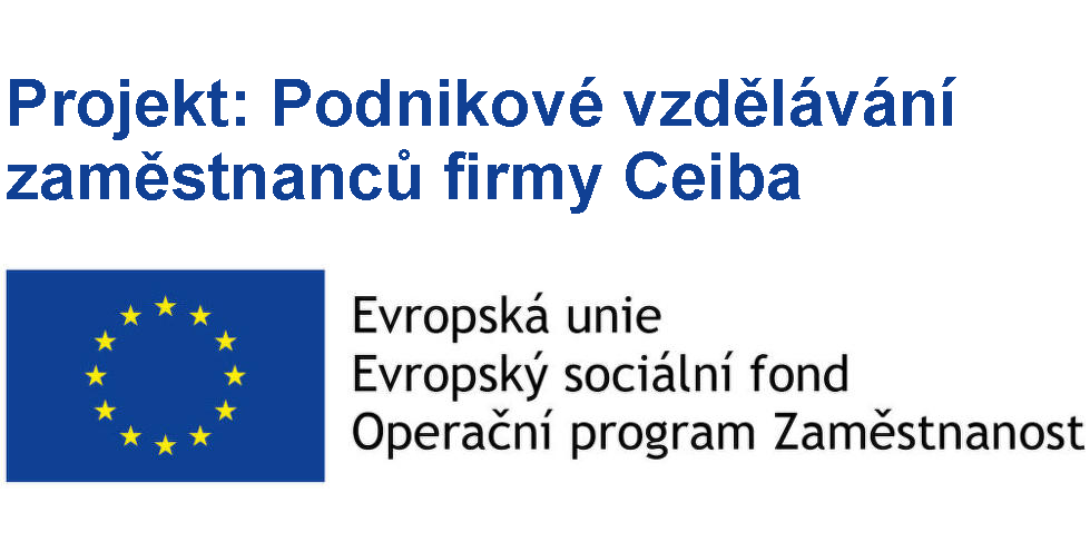  Projekt: Podnikové vzdělávání zaměstnanců firmy Ceiba